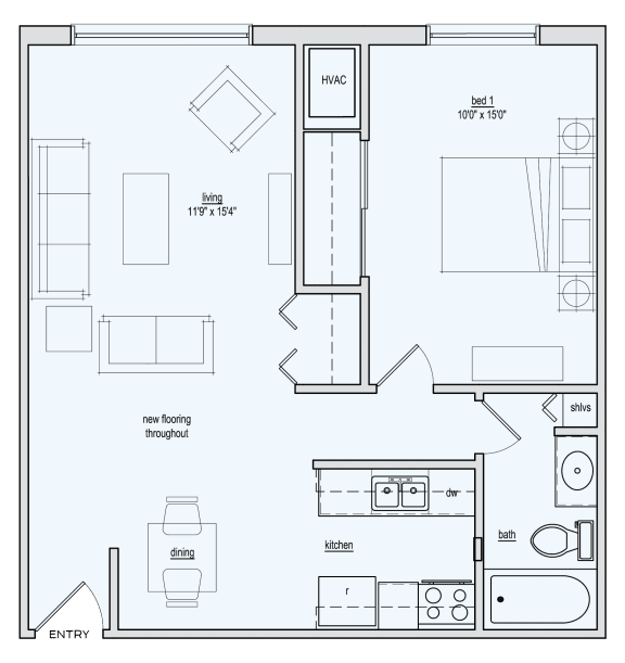 Floor Plans of Town and Country Wixom in Wixom, MI